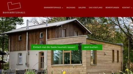 Neue Website für unser Partnerhaus Bahnwärterhaus